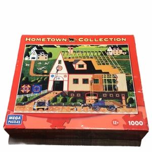 HOMETOWN COLLECTION AMISH BARN BUILDING Puzzle